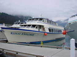 Seward - de haven; vertrekpunt van een rondvaart van 9 uur lang met de Kenai Explorer