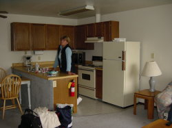 Anchorage - het appartement; keuken