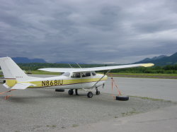 Vliegen met een C172 van Mustang Aviation