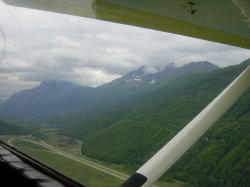 Vliegen met een C172 van Mustang Aviation - omgeving van Palmer airport