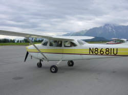 Vliegen met een C172 van Mustang Aviation - weer terug; het was erg leuk