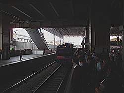 Paranapiacaba - op station Bras overstappen op de trein