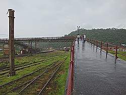 Paranapiacaba - loopbrug naar treinmuseum