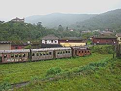 Paranapiacaba - trein; zal waarschijnlijk niet meer rijden