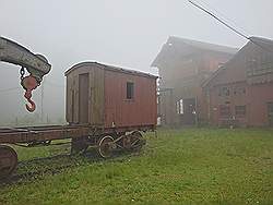 Paranapiacaba - treinmuseum in de mist