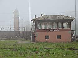 Paranapiacaba - station met daarachter de Big Ben