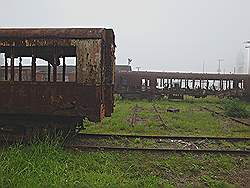 Paranapiacaba - roestige treinen