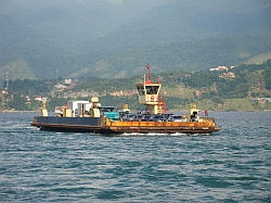 Ilhabela - pont van São Sebastião naar Ilhabela