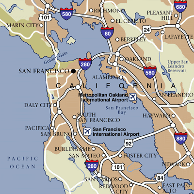 Kaart van San Francisco