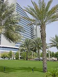 Jumeirah Beach hotel - voorkant hotel
