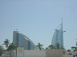 Hotel Jumaira beach en hotel Bursj Al Arab