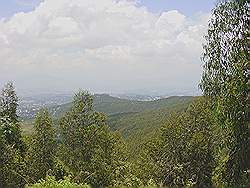 Addis Abeba - uitzicht vanaf berg