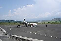 Het vliegveld van Lalibela