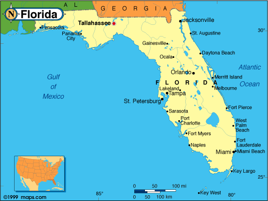 Map Florida