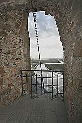 Normandië - Mont Saint Michel; goederenlift