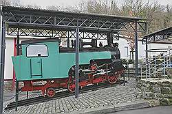 Königswinter - met de tandradbaan de 'Drachenfels' op; oude trein
