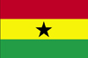 De vlag van Ghana