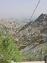 Darband street - uitzicht vanaf de berg