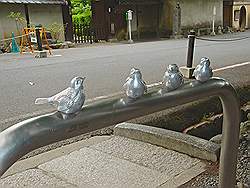 Kyoto - vogeltjes (van metaal)