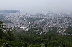 Otaru - uitzicht over Otaru vanaf Mt. Tengu-yama