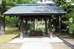Asahikawa - het park; tempel