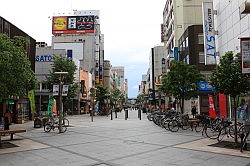 Asahikawa - de grote winkelstraat