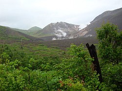 Lake Toya - de westelijke krater van Mount Usu