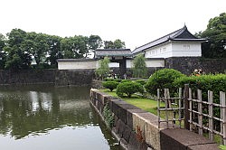 Tokio - keizerlijk paleis; ingang van de oostelijke tuinen