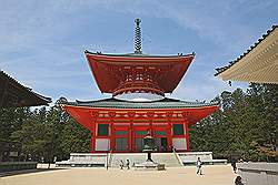 Koyasan - de Konpon Daito, een pagode uit 1937