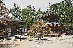 Koyasan - de Toto pagode en de Fudoudo tempel