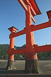 Miyajima - de torii van de Itsukushima tempel