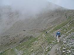 Great Almaty Peak - pad naar de top van de berg