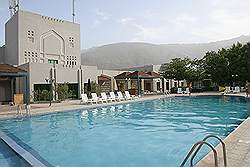 Nizwa hotel - het zwembad