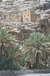 Jabal Shams - een verlaten dorp in de Wadi Ghul