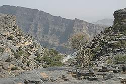 Jabal Shams - de grand canyon