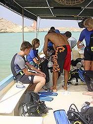 Muscat diving center - duiken vanaf de boot