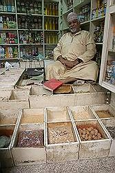 Muscat - de souk in Mutrah