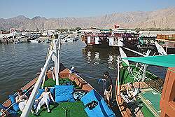 Musandam - de haven van Dibba