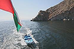 Musandam - boottocht; de bijboot