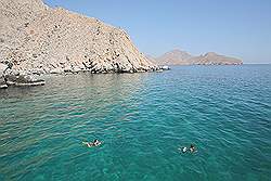 Musandam - boottocht; snorkelen