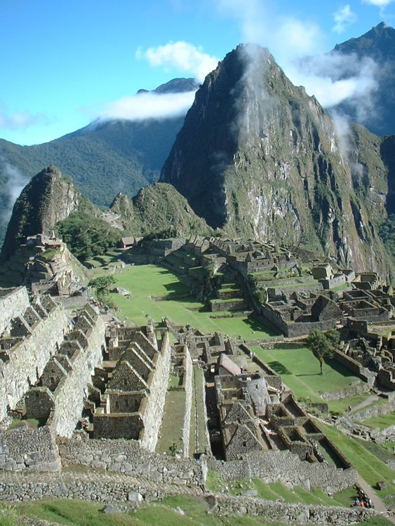 De Inca stad Machu Picchu