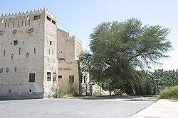 Het oude fort bij Umm Salal Mohammed