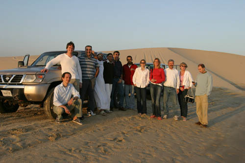 Rit door de woestijn - groep op 19-12-2004