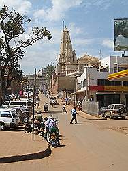 Kampala - de hoofdstad van Uganda