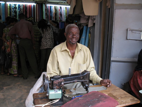 Kampala - de hoofdstad van Uganda; een heel vriendelijke man