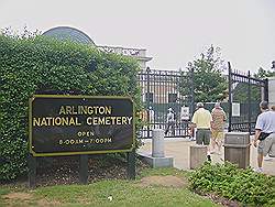 Arlington cemetary - bezoekersingang