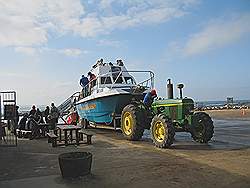 Gans baai - de boot