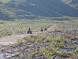 Quad rijden in Elgin valley