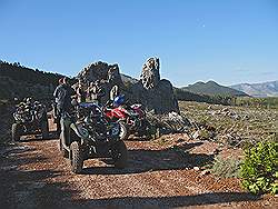 Quad rijden in Elgin valley