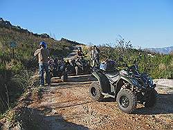 Quad rijden in Elgin valley